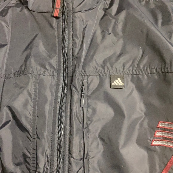 Adidas Men’s Medium Jacket. Black/Gray & Red. - Picture 4 of 4